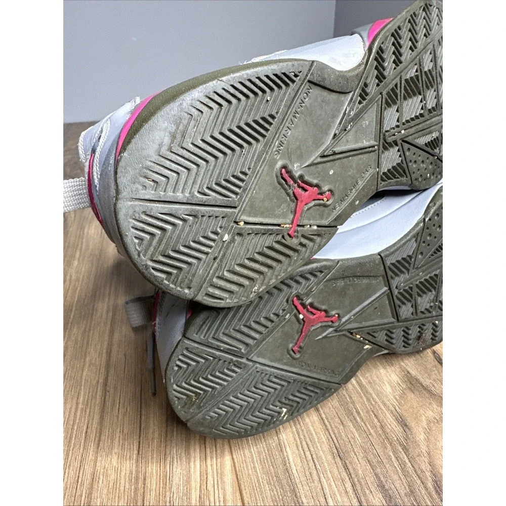 Nike Air Jordan Sz 8.5Y Gray Athletic Shoe Sneakers‎ 342774-018